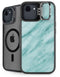 Turquoise Marble iPhone 16e Kickstand Case