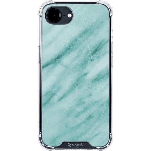 Turquoise Marble iPhone 16e Clear Case