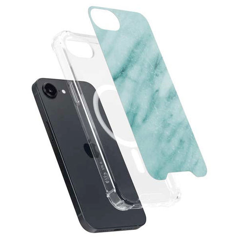 Turquoise Marble iPhone 16e MagSafe Case