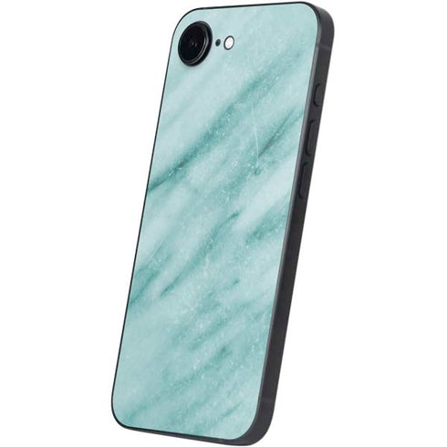 Turquoise Marble iPhone 16e Skin