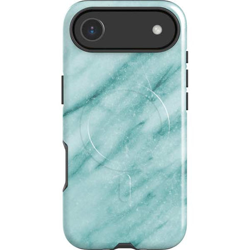 Turquoise Marble iPhone 17 Air Magsafe Impact Case