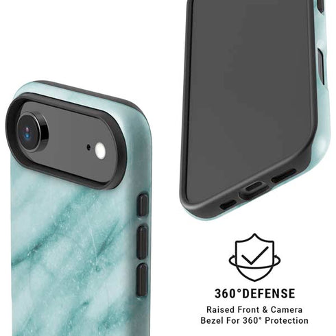 Turquoise Marble iPhone 17 Air Magsafe Impact Case