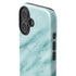 Turquoise Marble iPhone 17 Impact Case