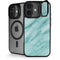 Turquoise Marble iPhone 17 Kickstand Case
