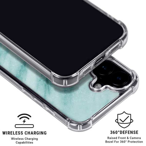 Turquoise Marble iPhone 17 MagSafe Case
