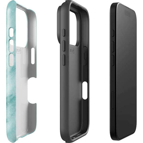 Turquoise Marble iPhone 17 Pro Impact Case