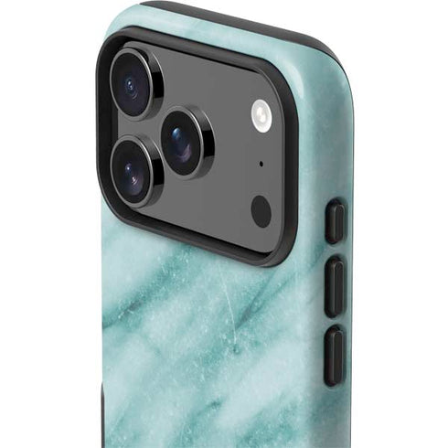 Turquoise Marble iPhone 17 Pro Max Impact Case