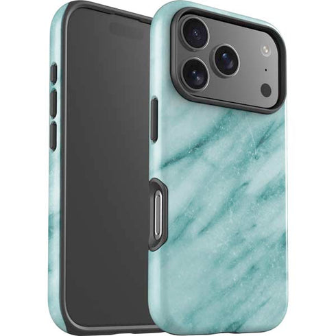 Turquoise Marble iPhone 17 Pro Max Impact Case