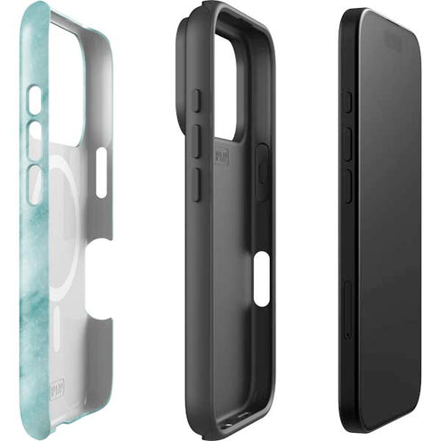 Turquoise Marble iPhone 17 Pro Max Magsafe Impact Case