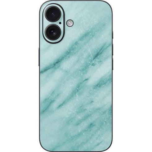 Turquoise Marble iPhone 17 Skin