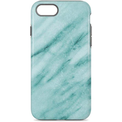 Turquoise Marble iPhone Cases