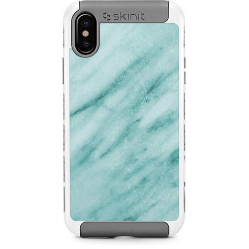 Turquoise Marble iPhone Cases