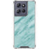 Turquoise Marble Moto G 5G (2025) Clear Case