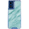 Turquoise Marble Moto G 5G (2024) Clear Case