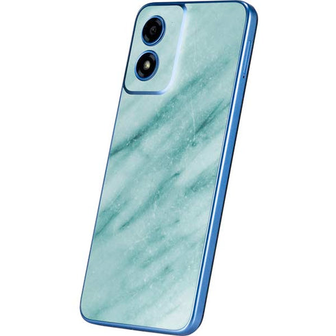 Turquoise Marble Moto G Play 4G (2024) Skin