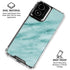 Turquoise Marble Moto G Power 5G (2024) Clear Case