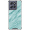 Turquoise Marble Moto G Power 5G (2025) Clear Case