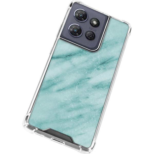 Turquoise Marble Moto G Stylus 5G (2025) Clear Case