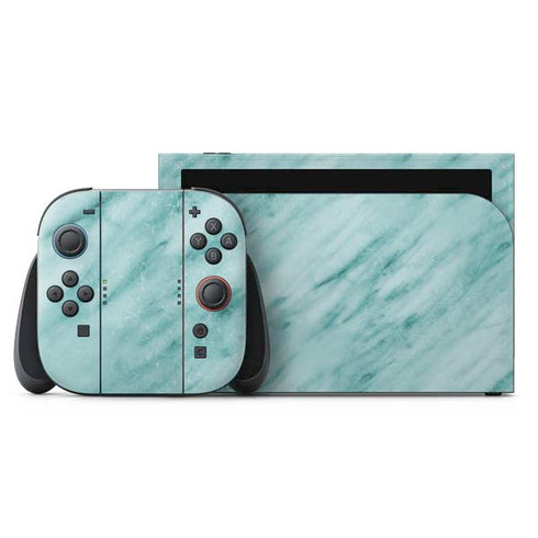 Turquoise Marble Nintendo Skins