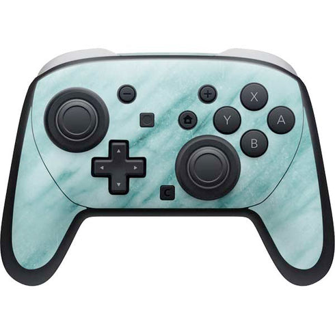 Turquoise Marble Nintendo Switch 2 (2025) Pro Controller Skin