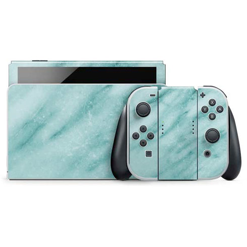 Turquoise Marble Nintendo Skins