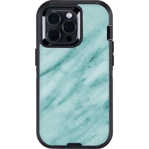Turquoise Marble Otterbox Defender iPhone Skin