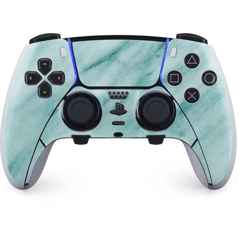 Turquoise Marble PS5 DualSense Edge Pro Controller Skin