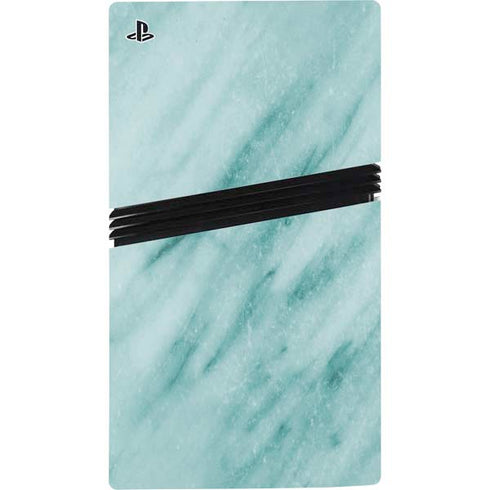 Turquoise Marble PS5 Pro Console Skin