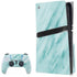 Turquoise Marble PS5 Pro Disk Bundle Skin