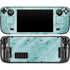 Turquoise Marble Steam Deck Handheld Gaming Computer Skin
