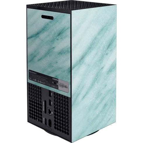 Turquoise Marble XBox Series X Digital Edition Console Skin