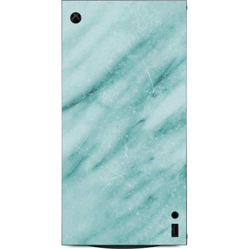 Turquoise Marble XBox Series X Digital Edition Console Skin