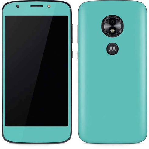Turquoise Moto E5 Play Skin