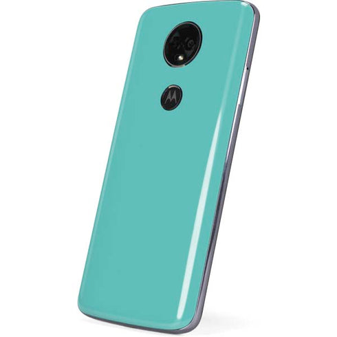 Turquoise Moto E5 Plus Skin