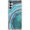 Turquoise Watercolor Geode Gabb Phone 4 Clear Case