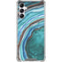 Turquoise Watercolor Geode Gabb Phone 4 Clear Case