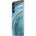 Turquoise Watercolor Geode Galaxy A35 5G Skin