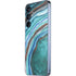 Turquoise Watercolor Geode Galaxy A36 5G Skin