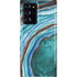 Turquoise Watercolor Geode Galaxy Cases