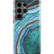 Turquoise Watercolor Geode Galaxy S23 Ultra Pro Case