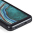 Turquoise Watercolor Geode Galaxy S24 Plus Waterproof Case