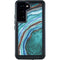 Turquoise Watercolor Geode Galaxy S24 Waterproof Case