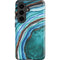 Turquoise Watercolor Geode Galaxy S26 Impact Case