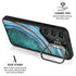 Turquoise Watercolor Geode Galaxy S26 Plus Kickstand Case