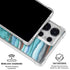 Turquoise Watercolor Geode Galaxy S26 Ultra Clear Case