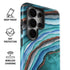 Turquoise Watercolor Geode Galaxy S26 Ultra Impact Case