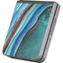 Turquoise Watercolor Geode Galaxy Z Flip6 Skin
