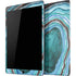 Turquoise Watercolor Geode iPad Skins
