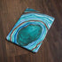 Turquoise Watercolor Geode Apple iPad Skin