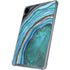 Turquoise Watercolor Geode iPad Cases
